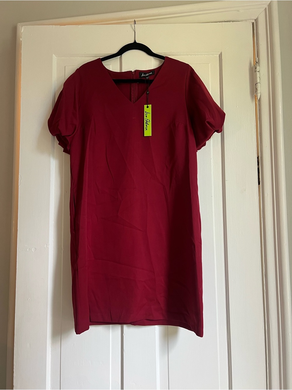 Sam Edelman Women's Short Sleeve V-Neck Shift Dress NWT